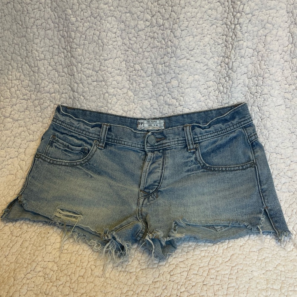 Free People Jean Shorts